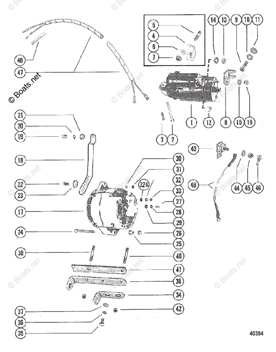 mercruiser alternator wiring diagram