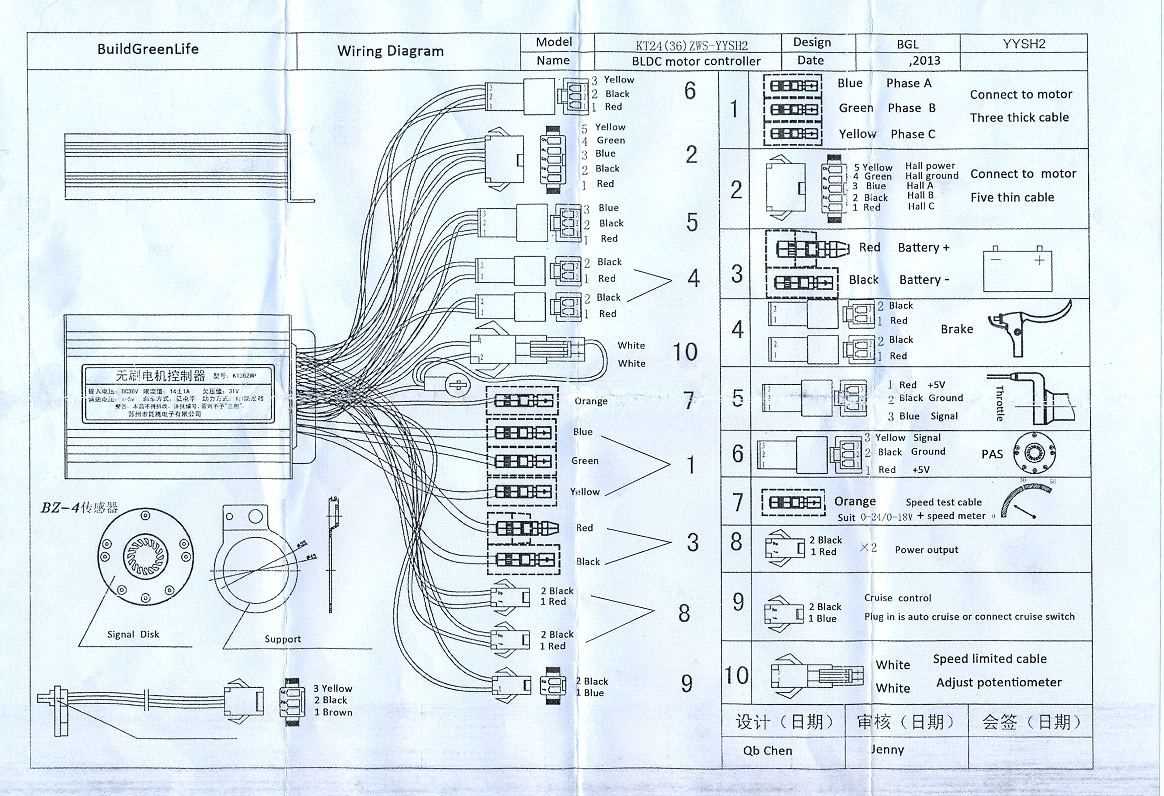 ancheer electric bike wiring diagram