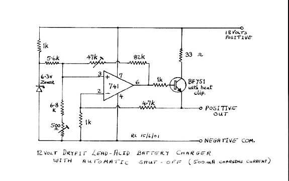 battery charger wiring diagram