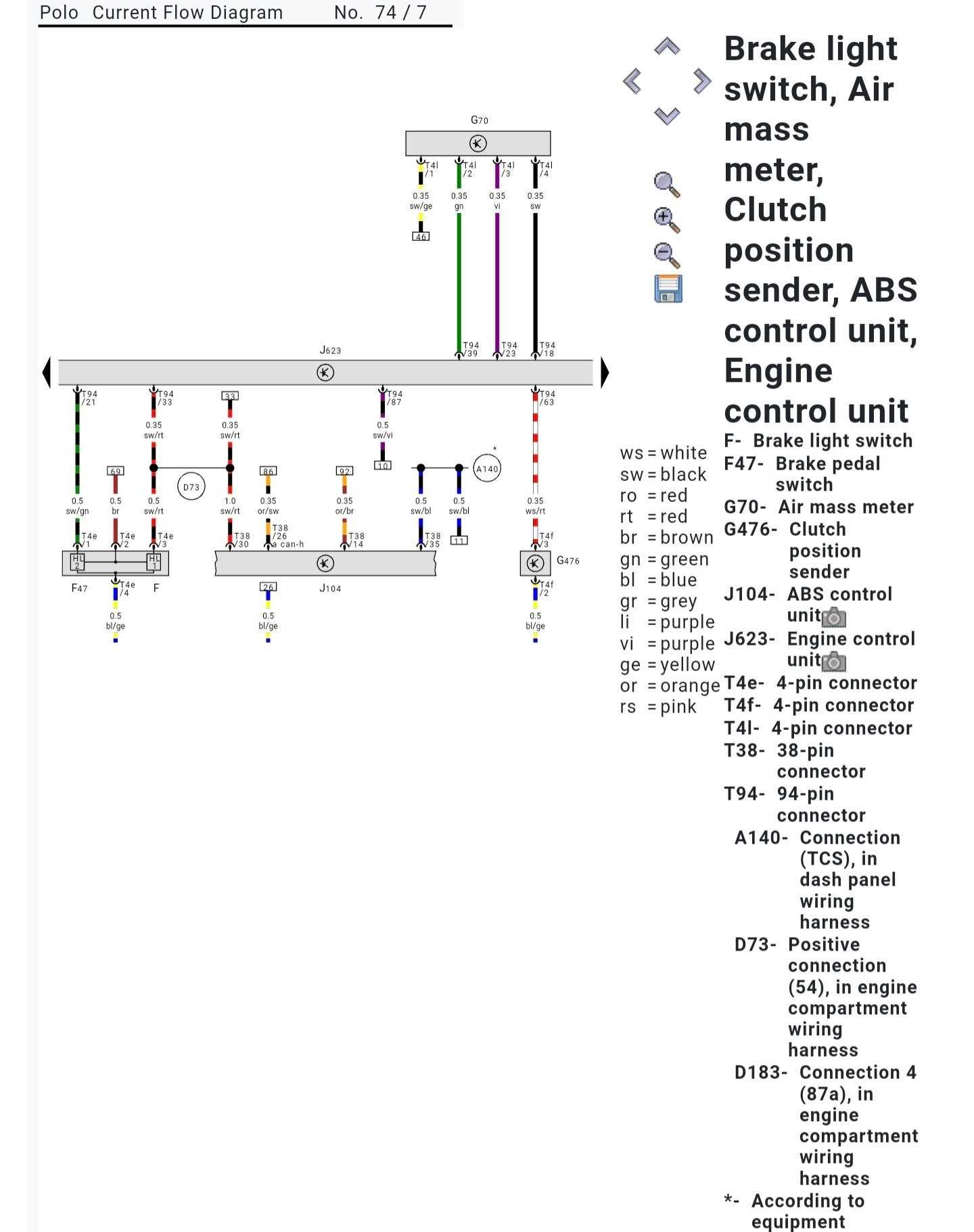 mass air flow wiring diagram