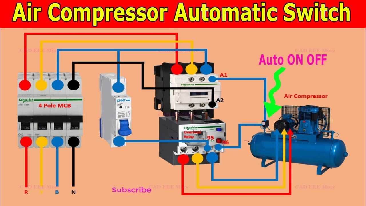 240v air compressor wiring diagram