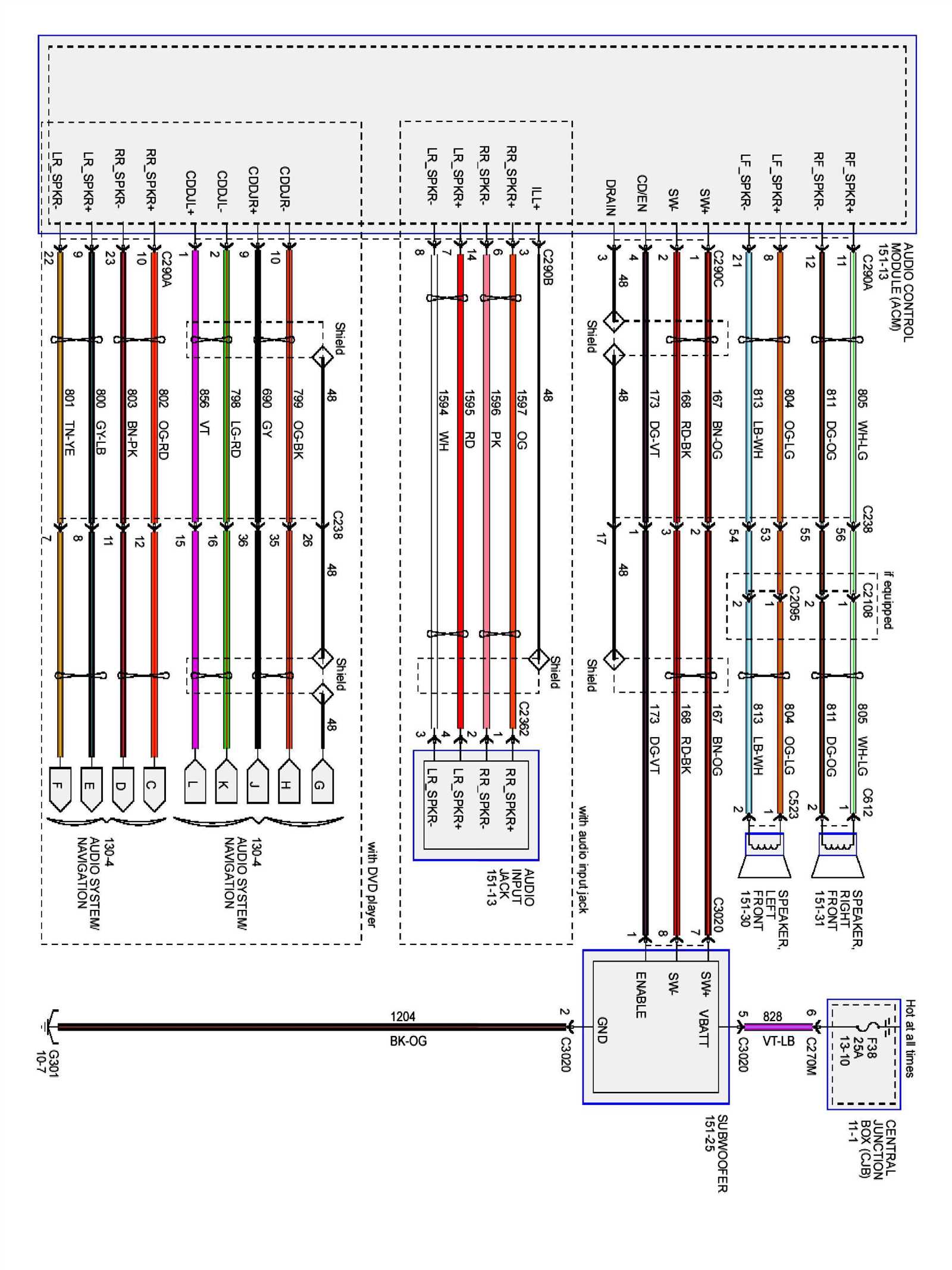 2012 f150 stereo wiring diagram