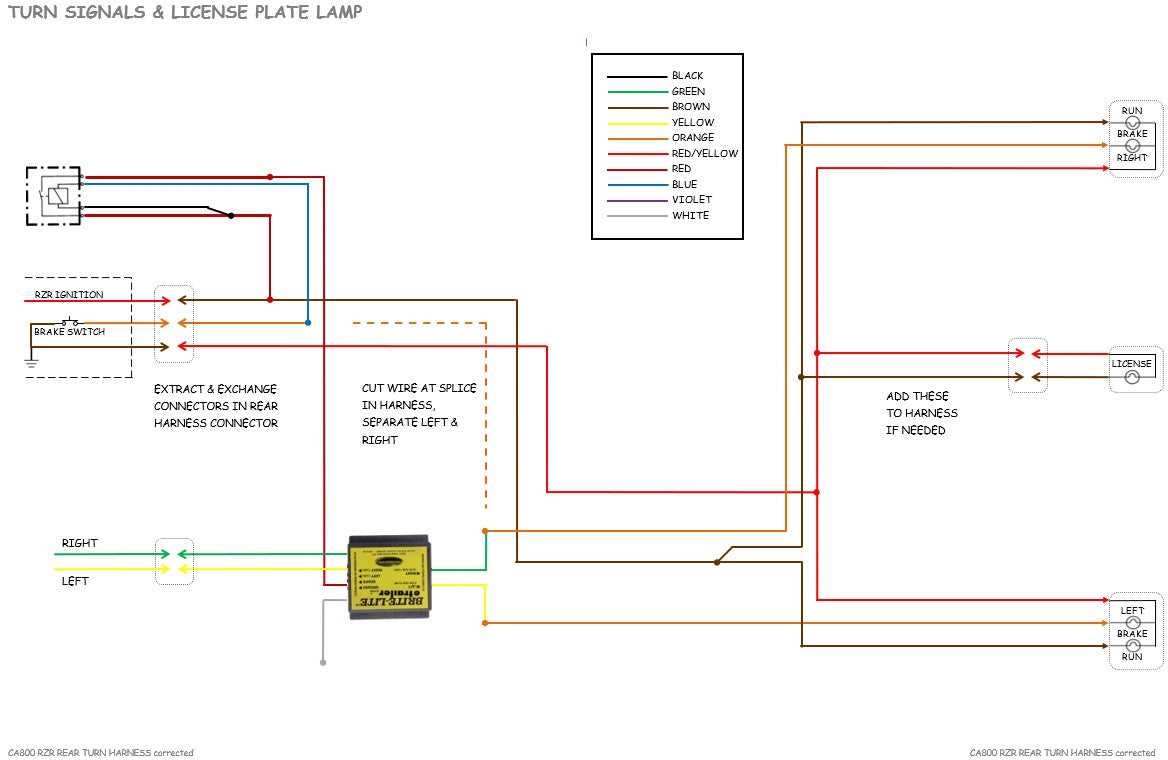 utv turn signal wiring diagram