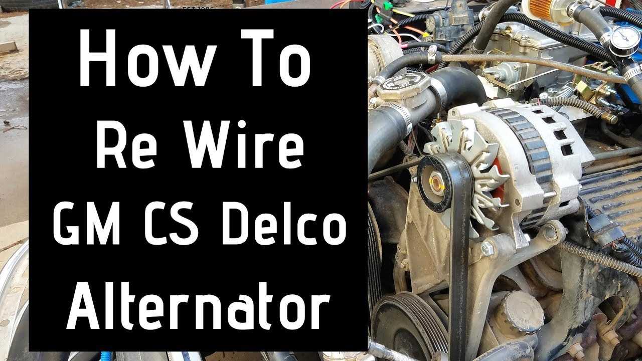 wiring diagram for chevy alternator