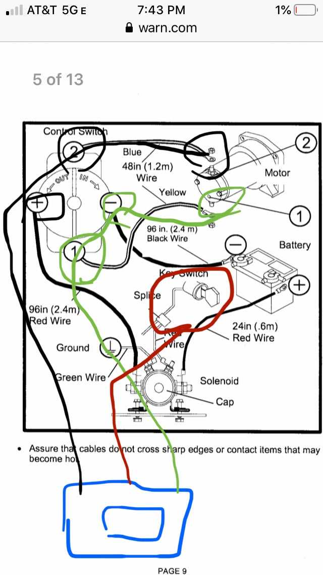 warn winch controller wiring diagram