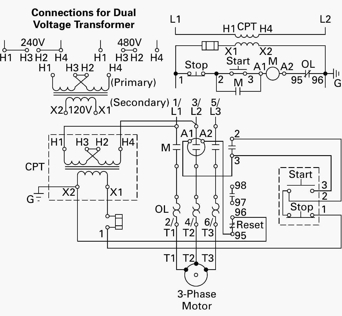 3 phase 480 volt reversing switch wiring diagram