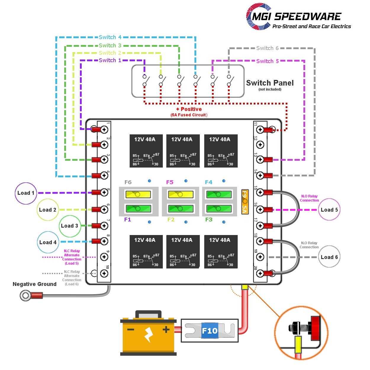 fuse relay box wiring diagram