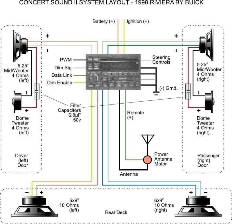 2003 buick century radio wiring diagram