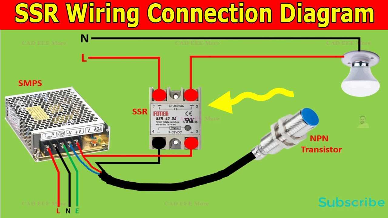 solid state relay wiring diagram