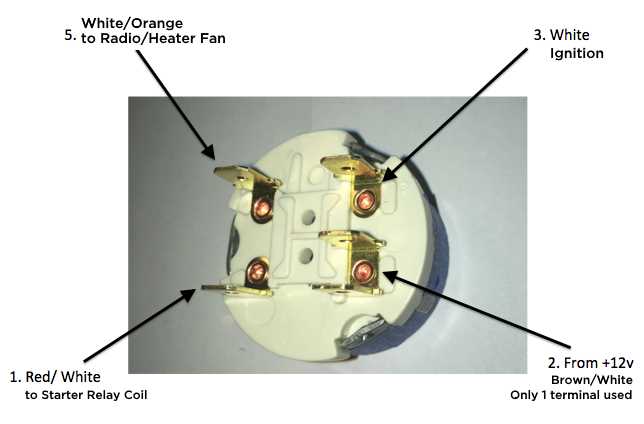 car ignition switch wiring diagram