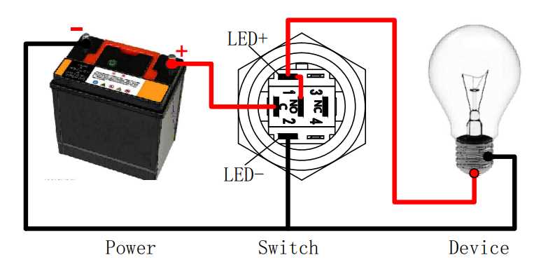 engine start button wiring diagram