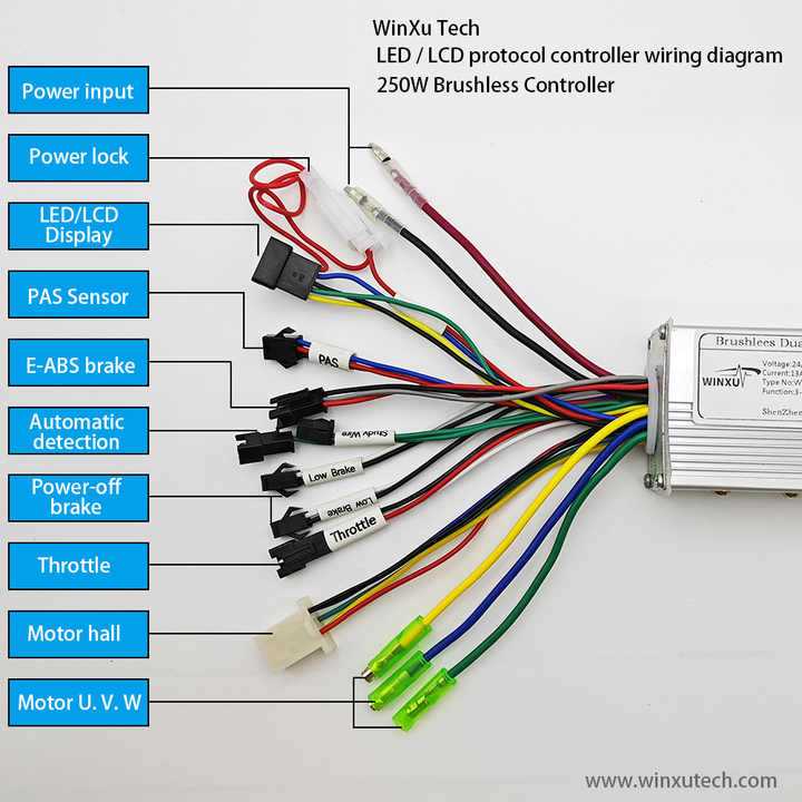 24v electric bike controller wiring diagram