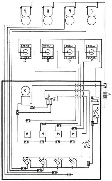 120v fire alarm bell wiring diagram