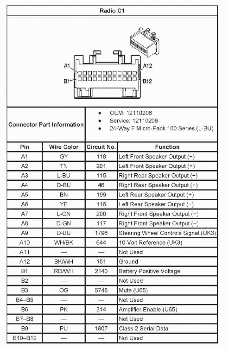 gm factory radio wiring diagram