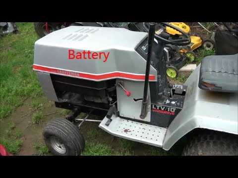 wiring diagram for craftsman riding lawn mower