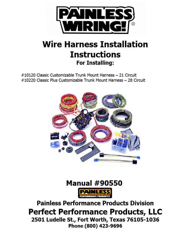 painless performance wiring diagram