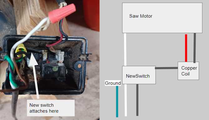 craftsman table saw switch wiring diagram