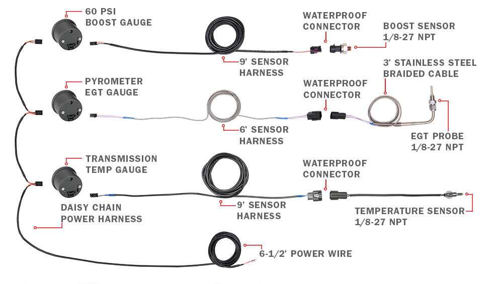 glowshift gauge wiring diagram