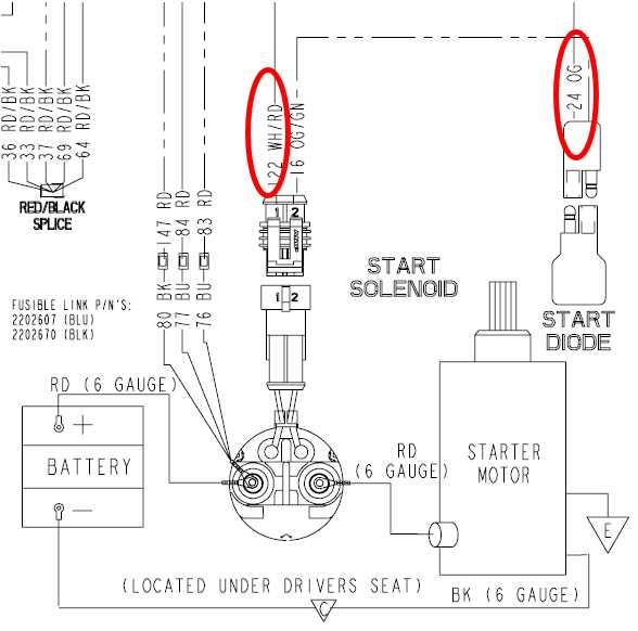 ford ranger starter wiring diagram