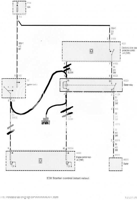 bmw e39 ignition switch wiring diagram