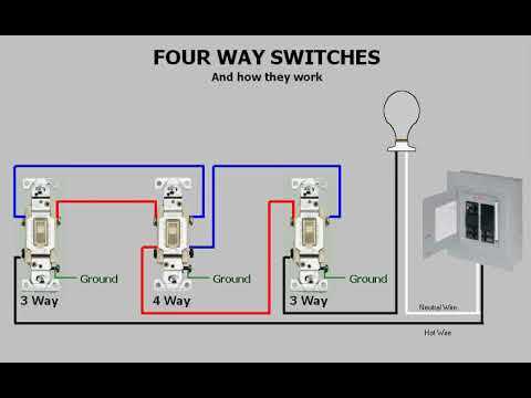 4 way switch wiring diagram