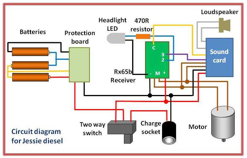 rc receiver wiring diagram