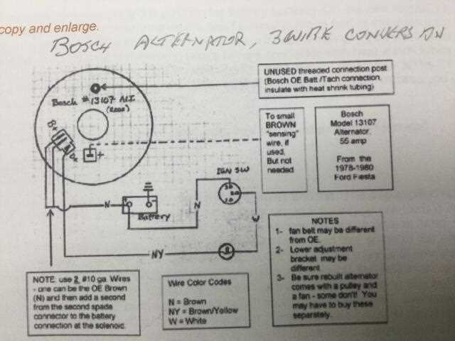 nippon denso alternator wiring diagram