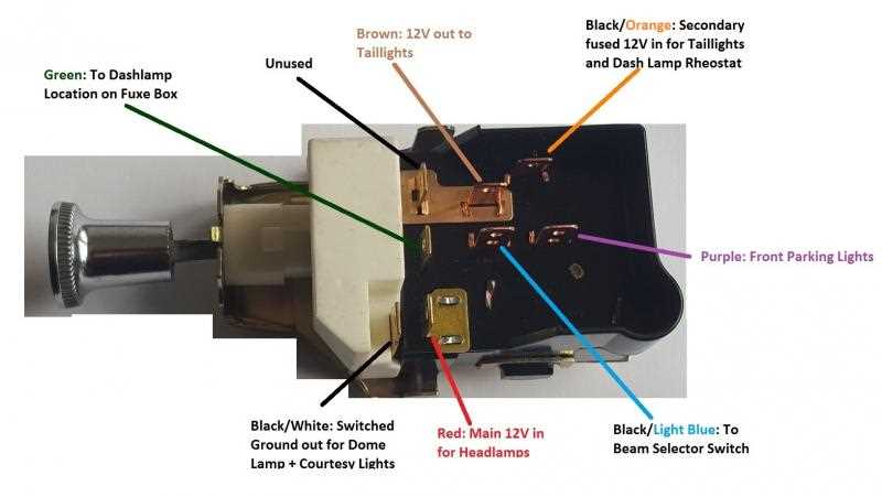 headlight switch wiring diagram chevy truck