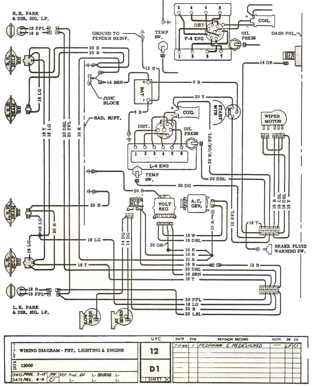 1967 chevelle wiring diagram