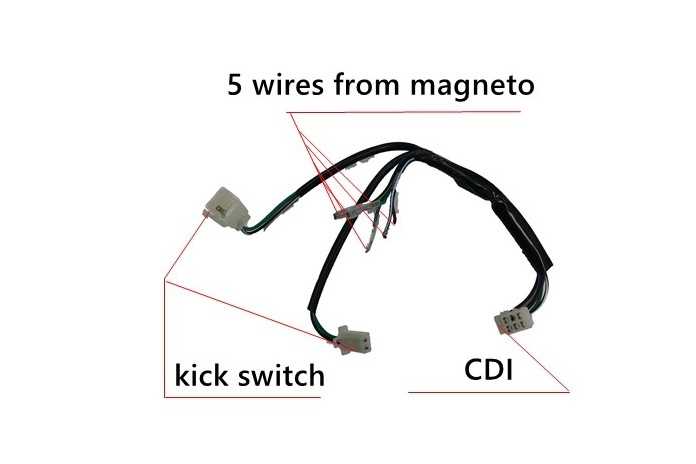 pit bike wiring diagram