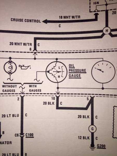 oil pressure switch wiring diagram