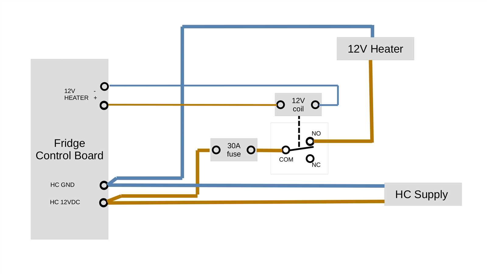 12v fridge wiring diagram