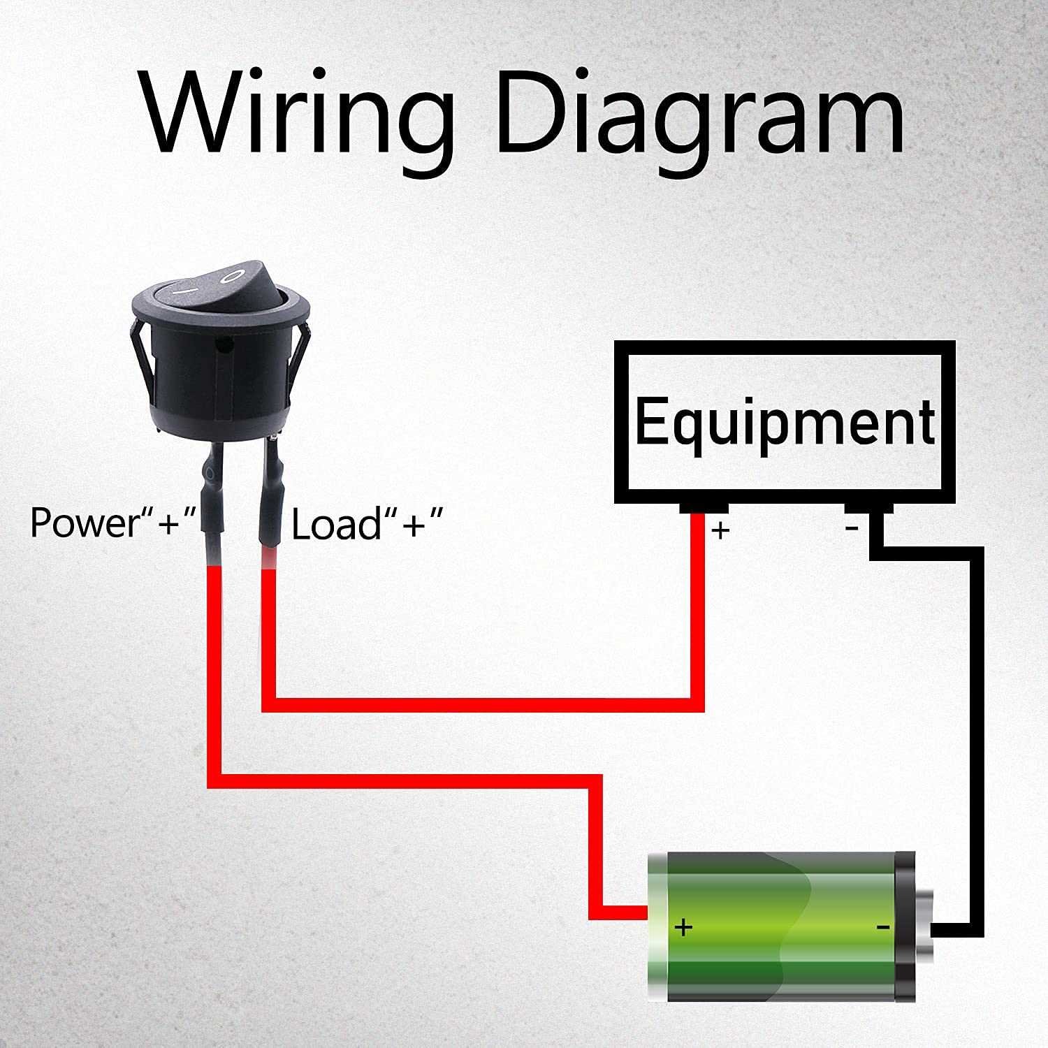 wiring on off on toggle switch diagram