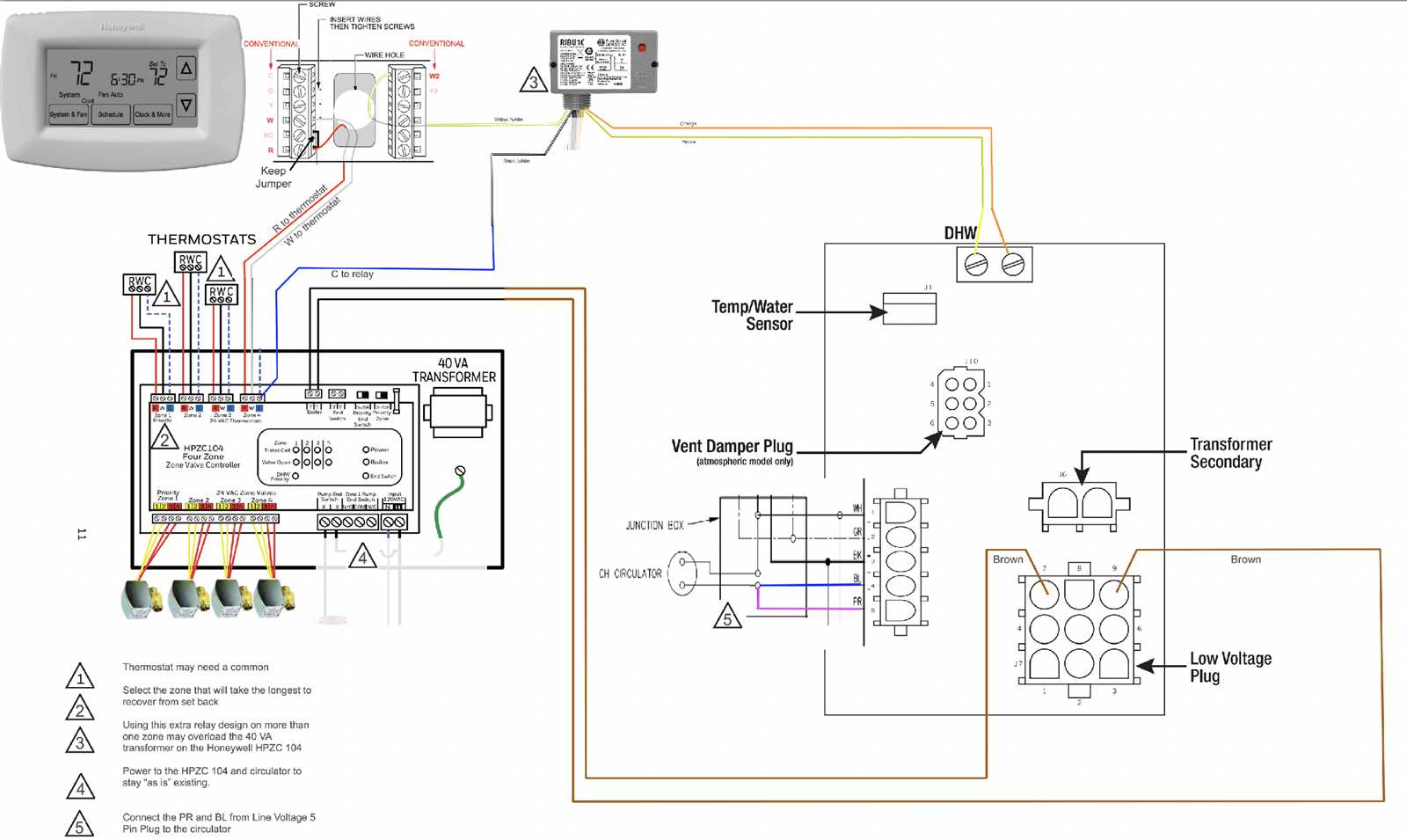 oil burner control wiring diagram