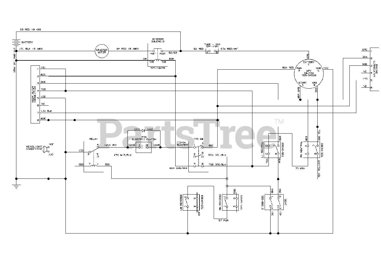 wiring diagram for a cub cadet