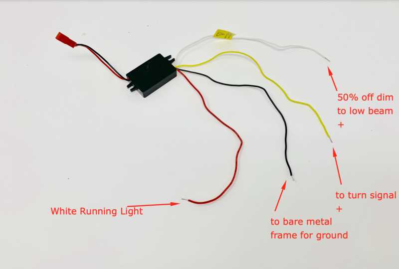 3 wire led headlight wiring diagram