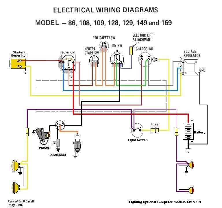 lawn mower 5 prong ignition switch wiring diagram