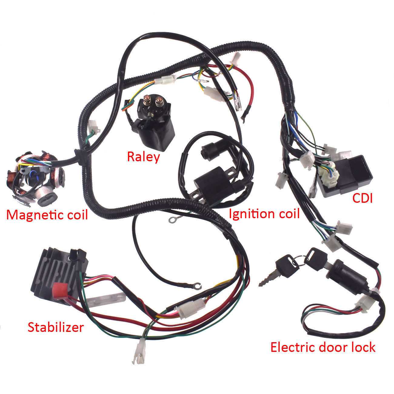 gy6 wiring harness diagram