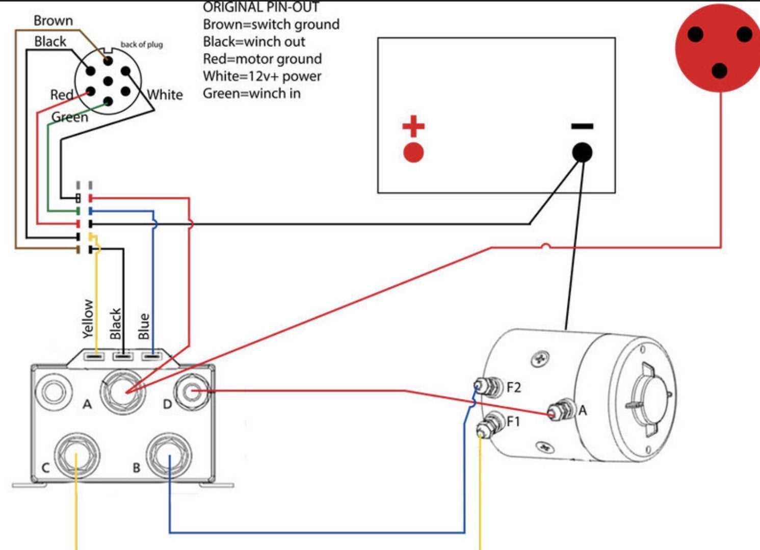 3 wire winch wiring diagram