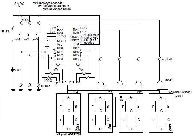 clock wiring diagrams free