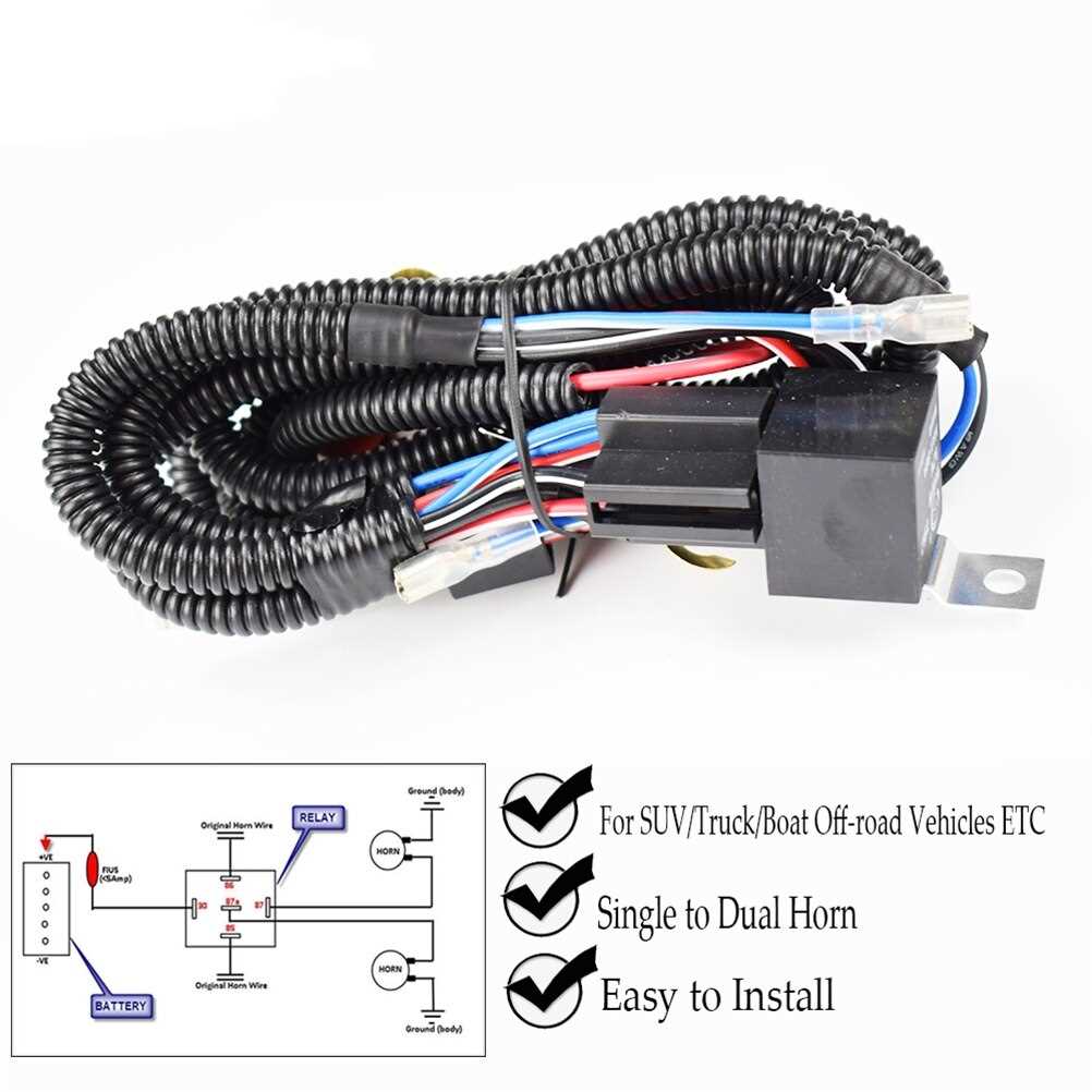 automotive horn wiring diagram