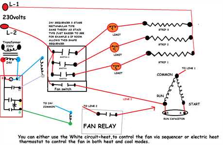 heat sequencer relay wiring diagram