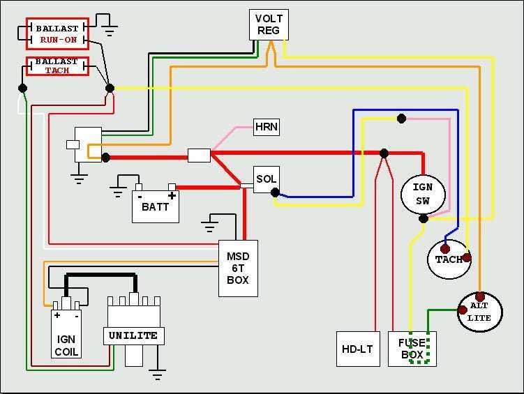 12 volt alternator wiring diagram