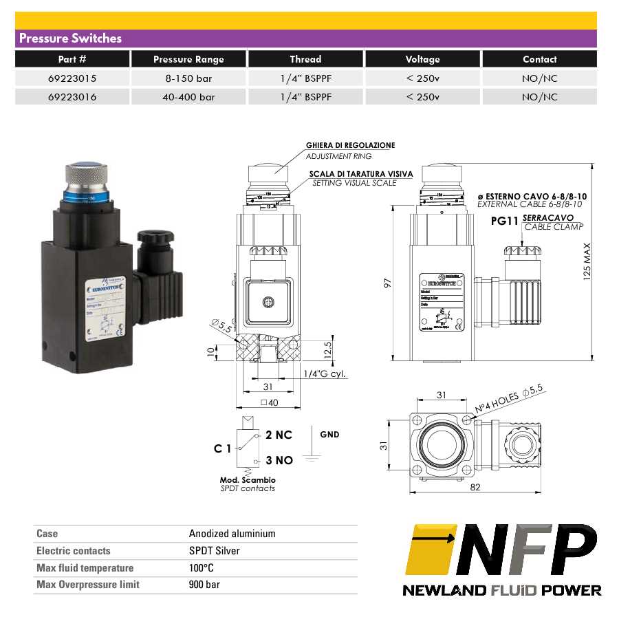 110 pressure switch wiring diagram