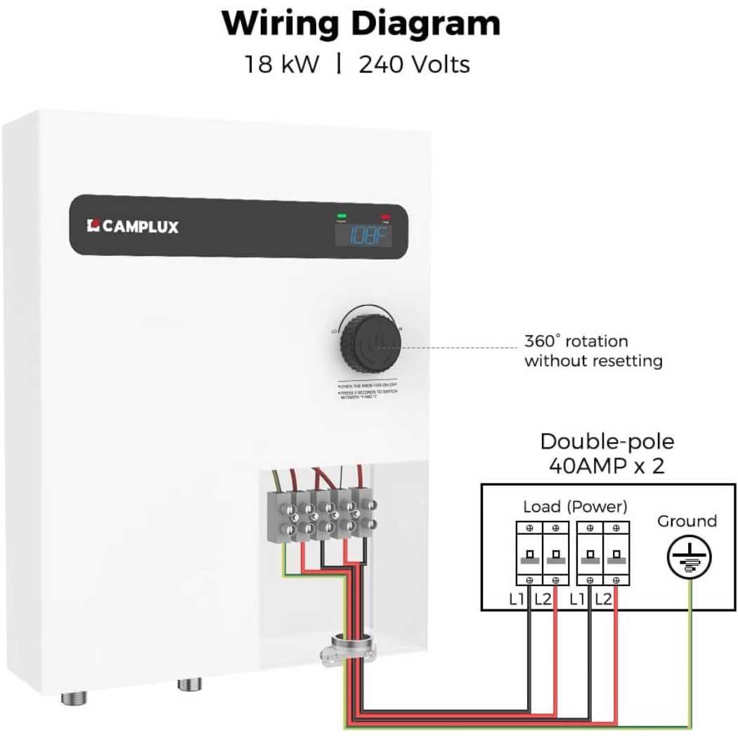 tankless water heater wiring diagram