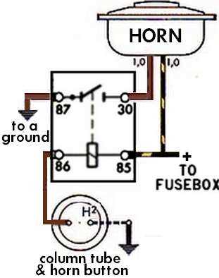 boat horn wiring diagram