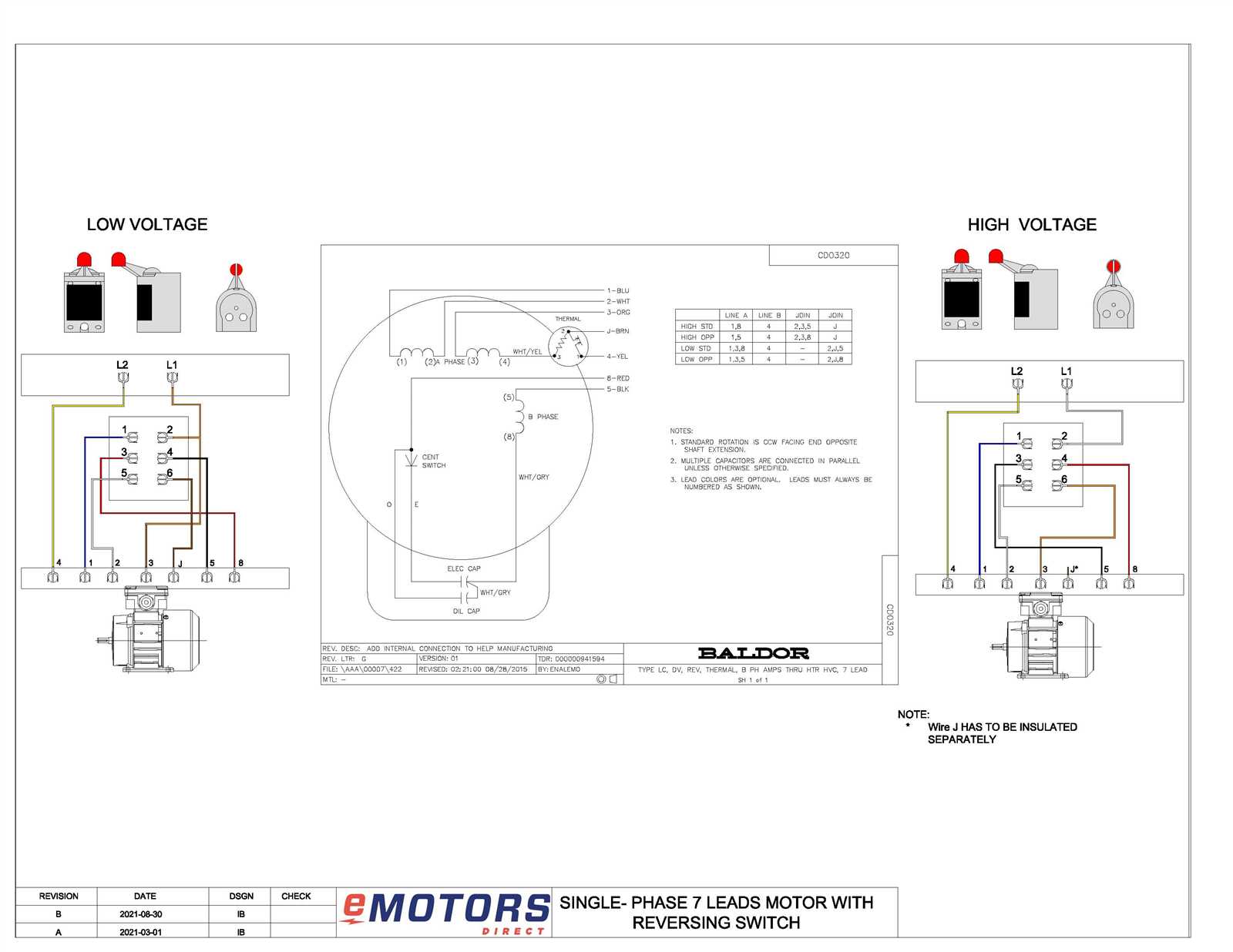 single phase marathon motor wiring diagram