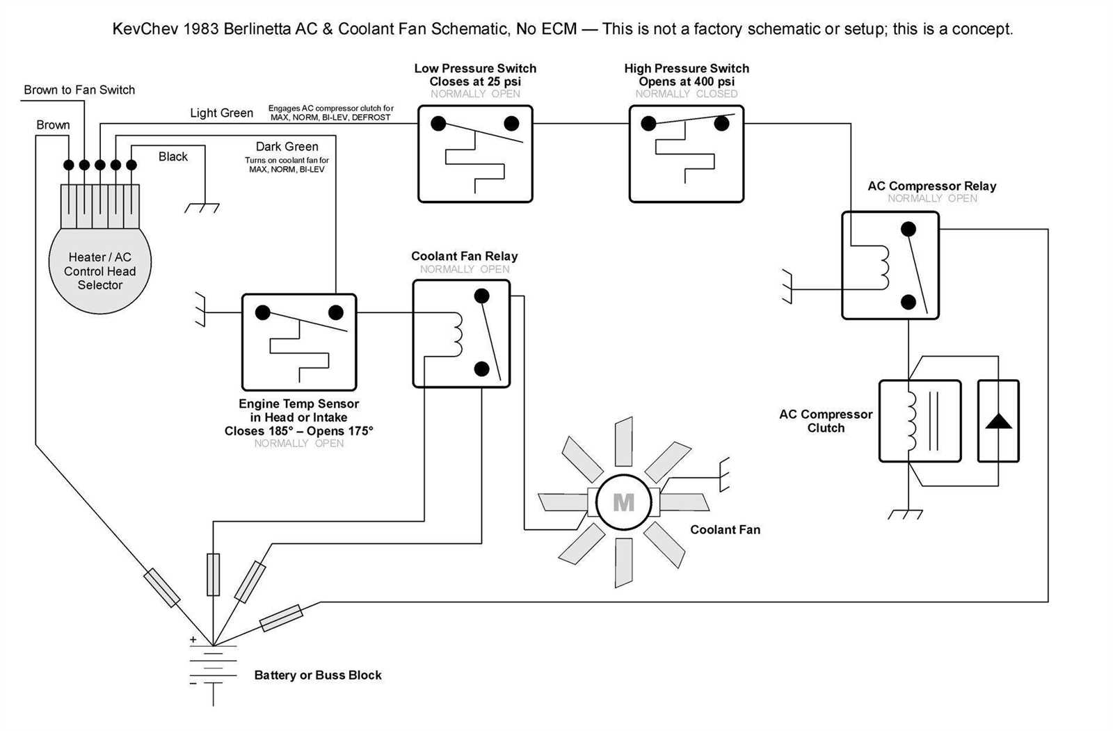 vintage air trinary switch wiring diagram