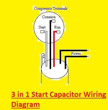 capacitor wiring diagram ac