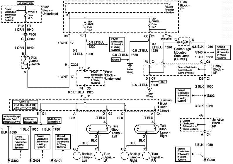 chevy silverado tail light wiring diagram